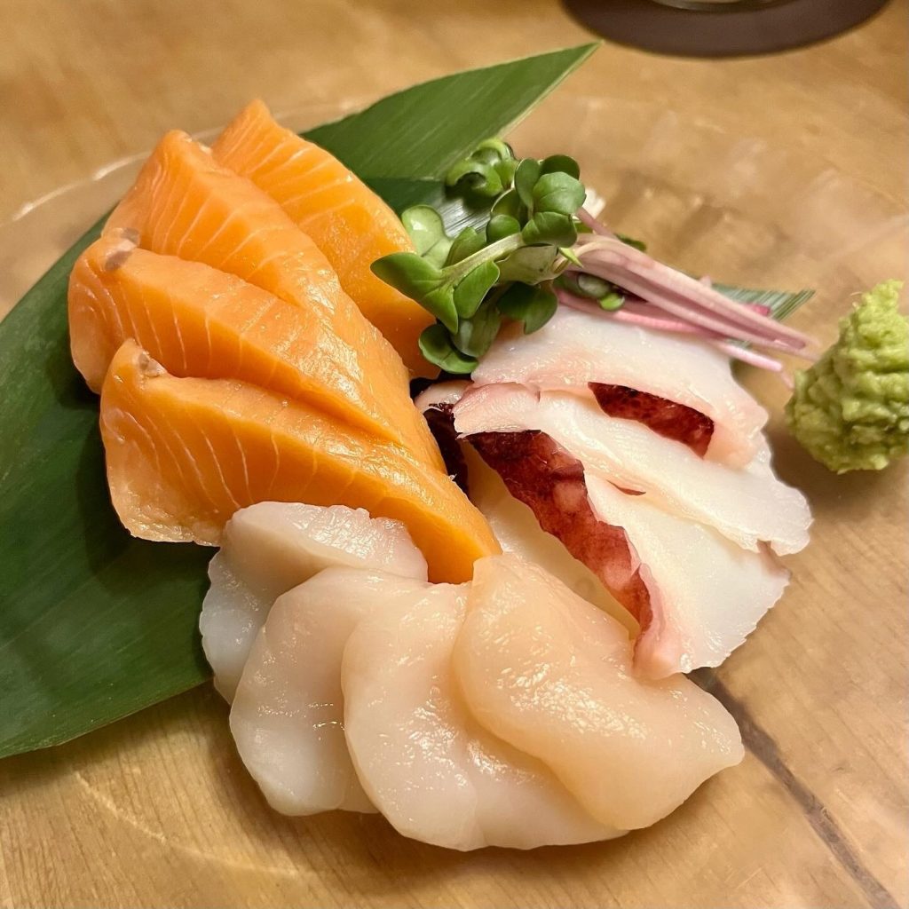 冷燻仕上げのスモークサーモン