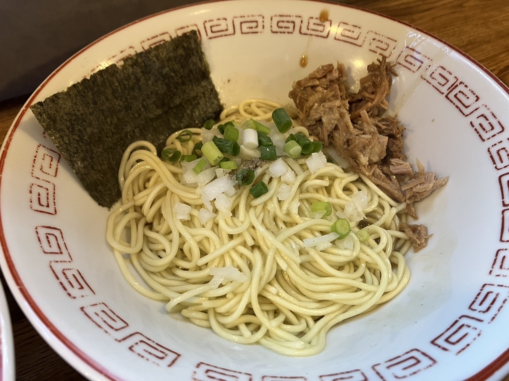 煮干丸の名物メニュー「混ぜ玉」