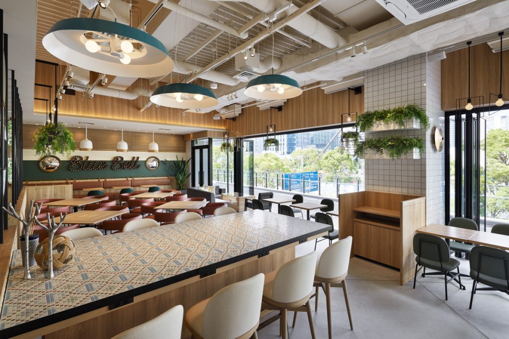 The Blue Bell 店内のムーディーな雰囲気