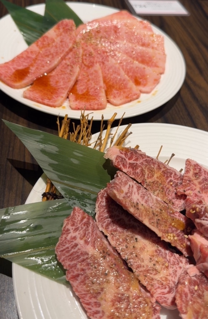 焼肉DOURAKU 上タン塩 厚切りサガリ 和牛ロース