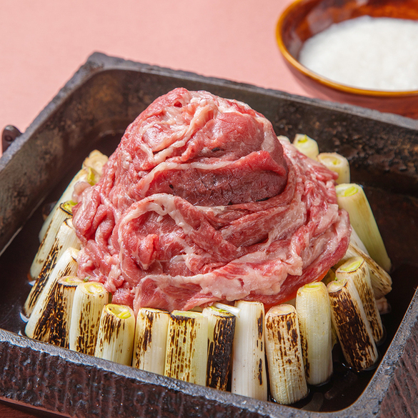 炙り焼きの盛り付け