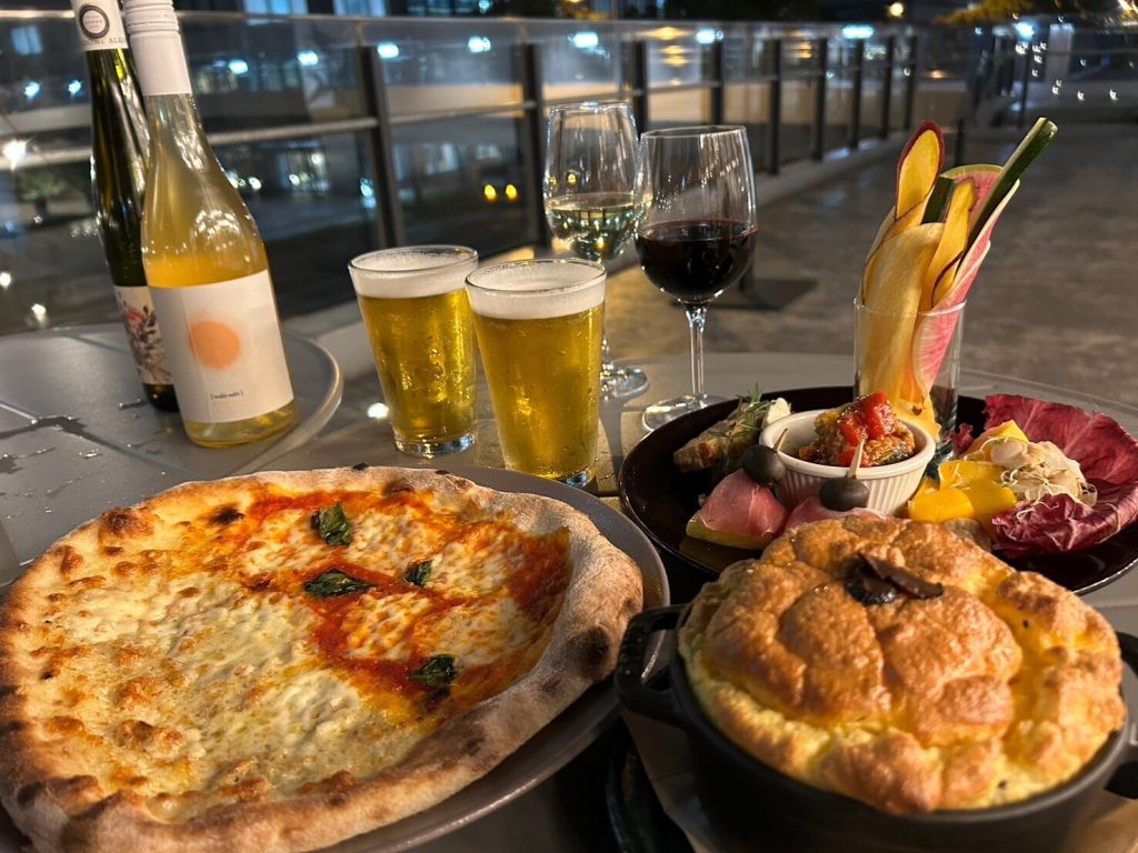 窯焼きピザ ハーフ&ハーフ