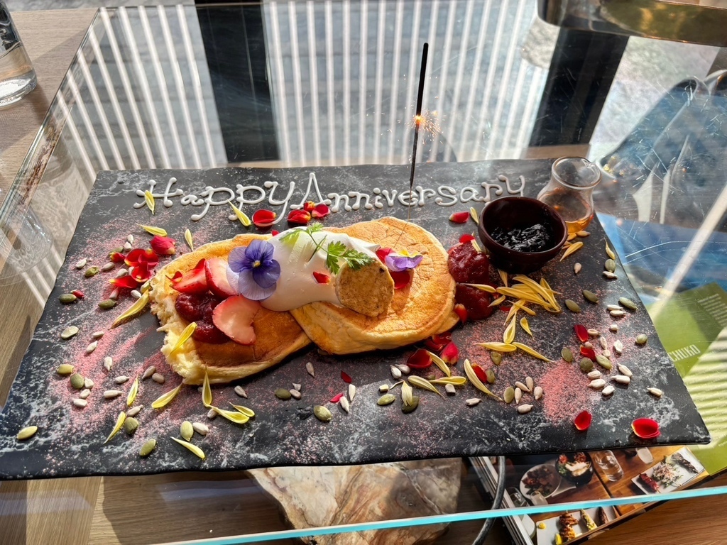 アニバーサリーパンケーキ メッセージ入り