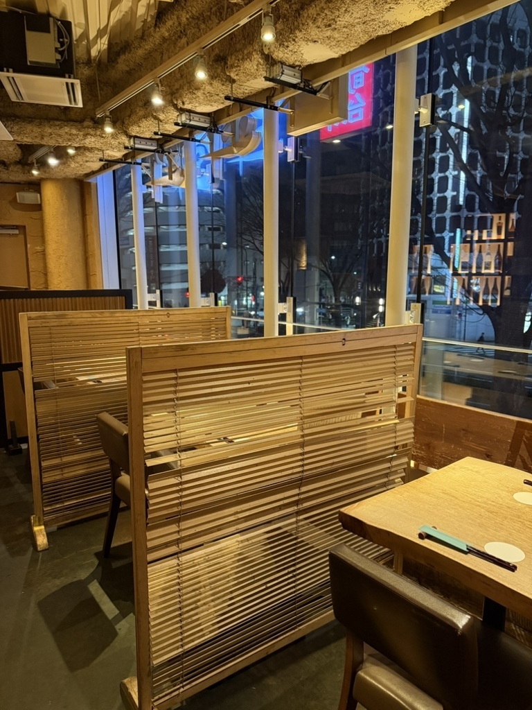 新宿三丁目 居酒屋 デート 静かな空間 正々堂々 内観